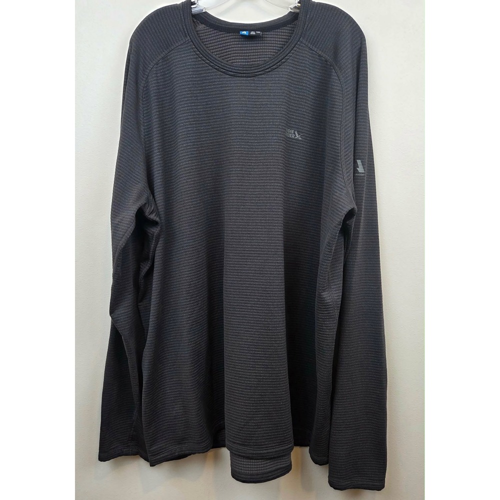 Eddie Bauer First Ascent Men T3XL Grid Fleece Long Sleeve Thumbhole Shirt